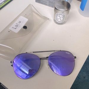 Quay brand purple lulu aviator sunglasses